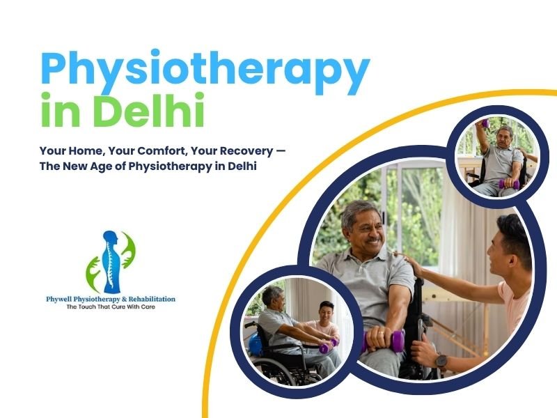 Home physiotherapy in Delhi by expert physiotherapists for post-surgery recovery, chronic pain relief, and elderly care.