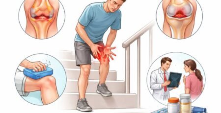 knee pain going down stairs