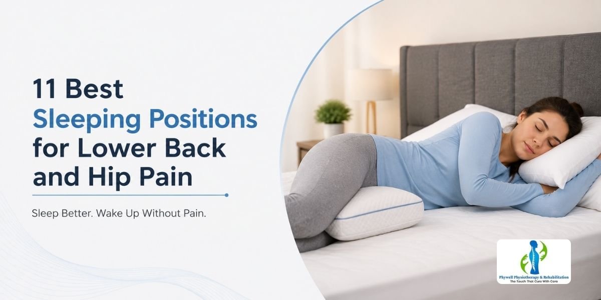 Best sleeping position for back pain with proper spine and lower back support